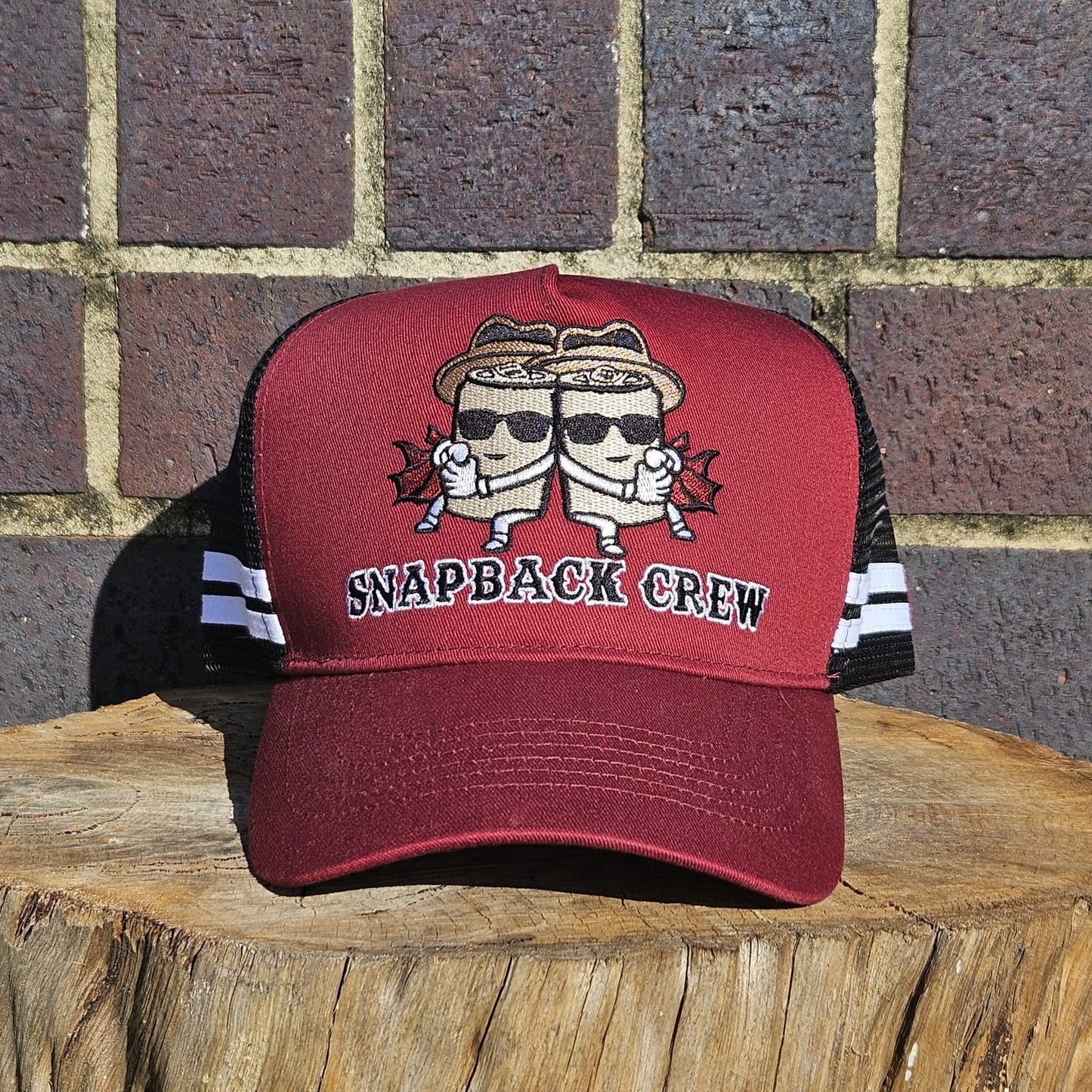 Maroon Trucker