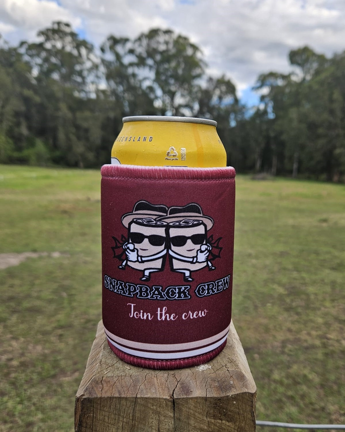 Maroon Stubby Cooler