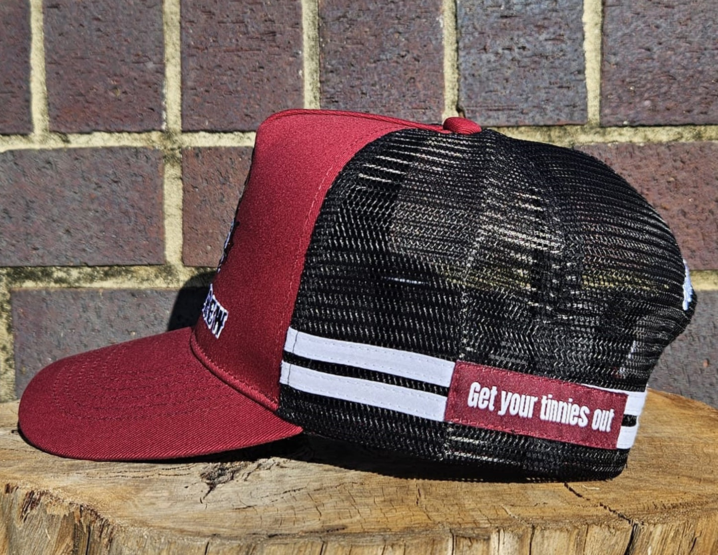 Maroon Trucker