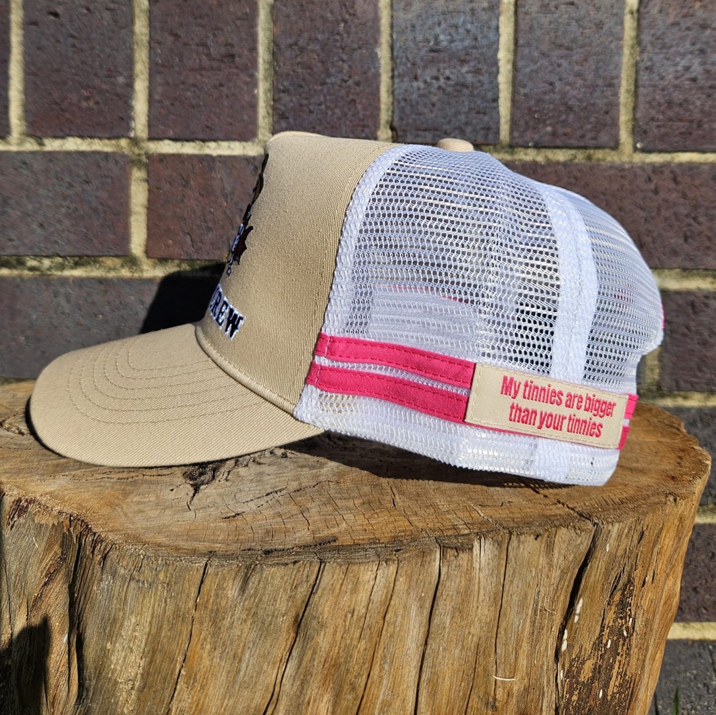 Tan & Pink Trucker